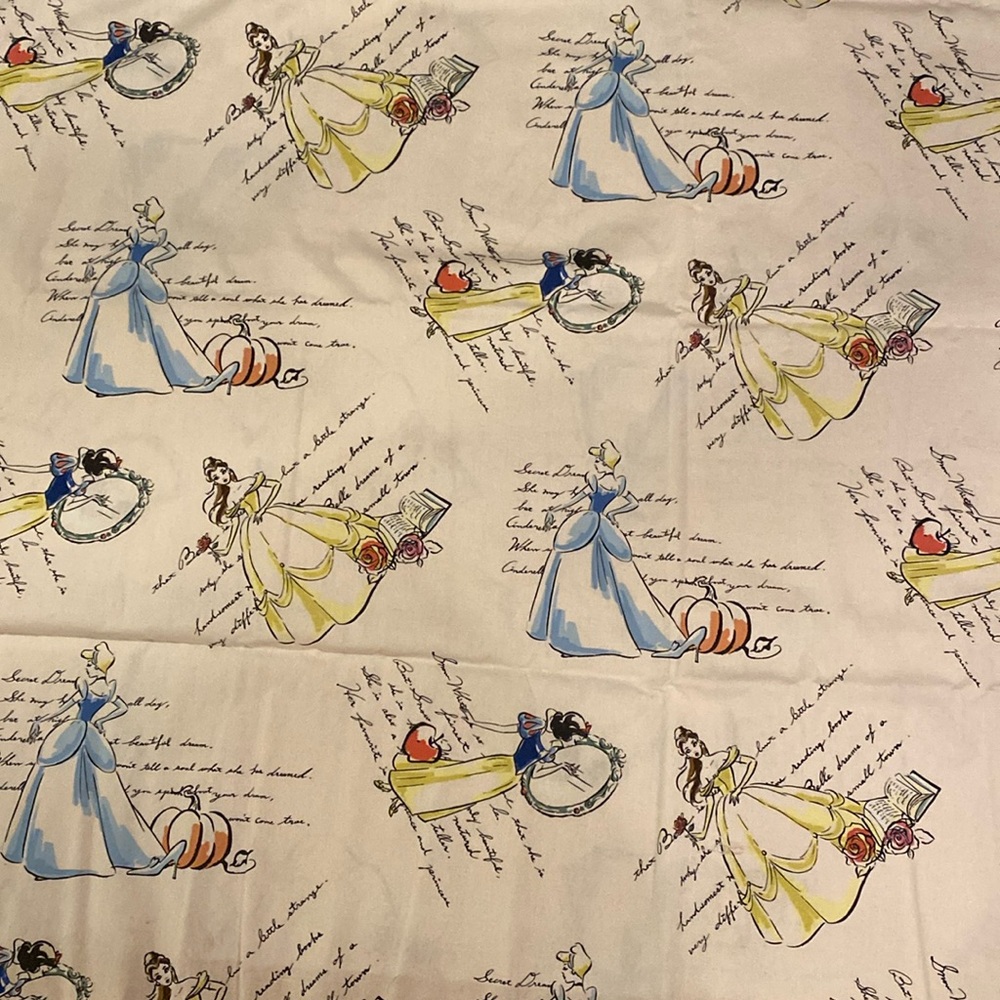 Disney Princess’s Fabric 2 Yards